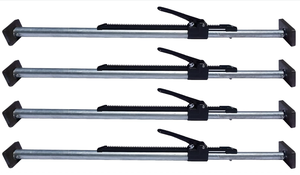 4-شاحنة شفط تحميل قفل حمولة قابل للتعديل شريط ألمنيوم/صلب 89 "-Pack" شريط شحن قابل للتعديل - Product Image 2