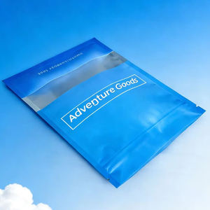 ถุงพลาสติกแบบกำหนดเอง ซีลสามด้าน มีซิป สำหรับใส่ของใช้เดินทาง มีหน้าต่าง - Product Image 4