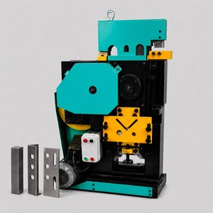Machine à poinçonner multifonctionnelle, petite machine de découpe pour atelier de fabrication d'acier, poinçonnage, cisaillement, découpe - Product Image 4