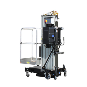 Portable Vertical Hydraulic <b>Ladder</b> Aluminum 4-16m Single Double Mast Man Lift <b>Small</b> - Product Image 5
