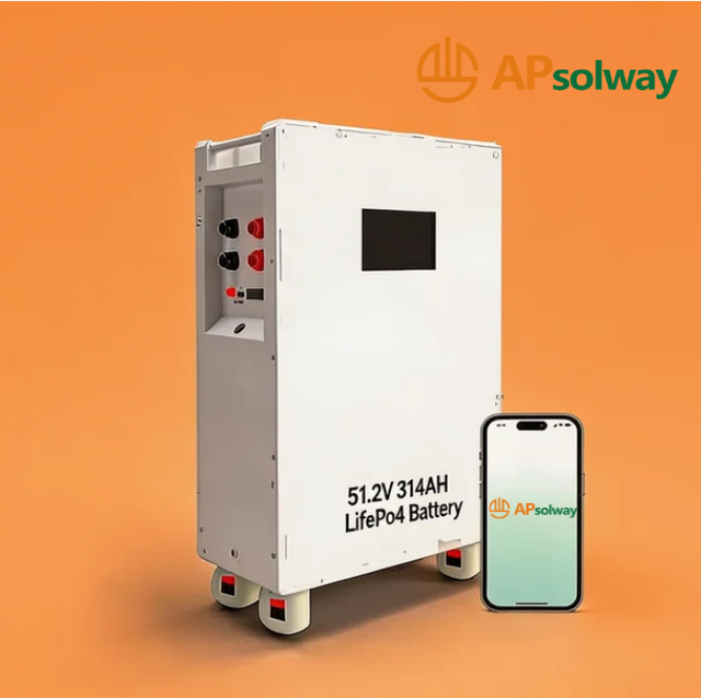 51.2V 314Ah LiFePo4 Battery for B2B/Industrial and Commercial or Home Applications 5 Years Warranty