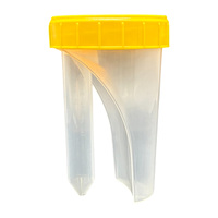 Vaso Recolector de Orina No Estéril de 80 ml Sin Aguja con Tubo Desmontable de 10 ml, Contenedor de Muestras para Análisis de Orina Automatizado