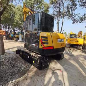 Mini-excavatrice sur chenilles SANY SY60C Pro d'occasion, 6 tonnes, peu d'heures de fonctionnement, au meilleur prix. Sany 60c, Sany 60, excavatrice en vente, 95% neuve. - Product Image 4