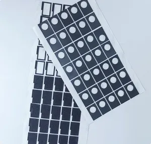 Layout Poron Switch fonoassorbenti foglio cuscinetti di atterraggio morbidi cuscinetti silenziatore per tastiera in spugna di schiuma fossetta
