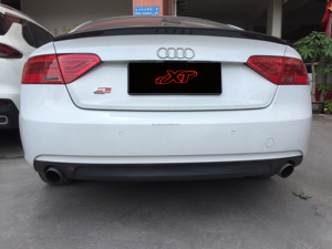 Aile arrière de coffre de pare-chocs en Fiber de carbone véritable de Style B8 B8.5 S pour Audi A5 S5 aileron arrière Bodykit 08-16 - Product Image 4