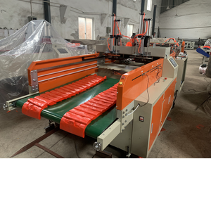 Middle Speed Double Lines Hot Cutting Polythene Poly Nylon Shopping T-shirt Bag Making Machine
