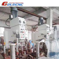 Mesin Bor Kolom Meja GOLDCNC Z5040 Manual Vertikal dengan Motor Gear, Diameter Pengeboran Maksimum 40mm, untuk Pengeboran, Pembuatan Ulir, dan Pembentukan Chamfer