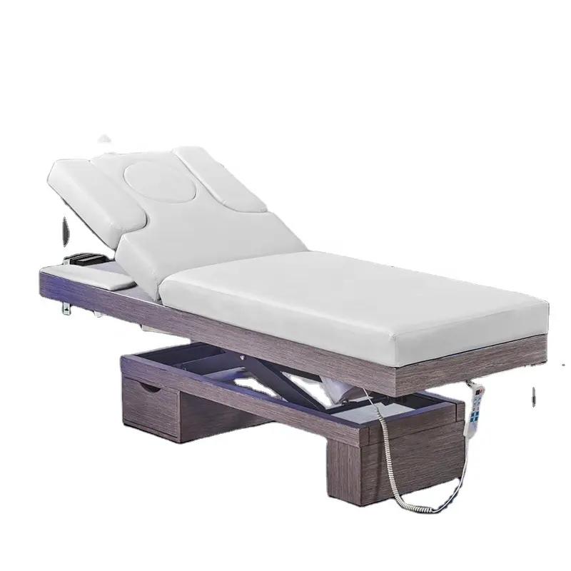 Aanpassing Elektrische Facial Spa Massage Tafel Bed Hot Selling Moderne Schoonheidssalon Meubels 95 Kg Voor Spa Resort, Health Club