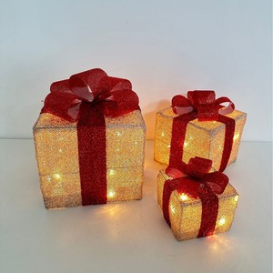 Elegant Waterproof Outdoor Christmas <strong>Tree</strong> <strong>Lights</strong> <strong>with</strong> LED String Beautiful Motif Gift Boxes Decorations - Product Image 1