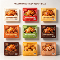 Sachet d'emballage alimentaire OEM en PE de qualité alimentaire, refermable, pour fruits et légumes grillés/rôtis