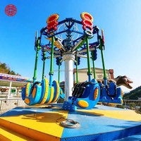 Manèges de fête foraine en plein air : Équipement d'attraction de parc à thème, Super Swing, Chaise volante, Manèges en spirale à jet pour la vente