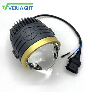 VEILIGHT Lentilles de projecteur laser bi-LED tricolores 3 pouces 75W pour feux antibrouillard modifiés Tri Color AES GTR Aozoom avec puces LED de marque - Product Image 2