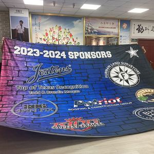 Custom Waterproof Weather-Resistant Portable Vinyl <b>Banners</b> Durable Sports Event Ball Games Venue Signage Cheerleading - Product Image 2