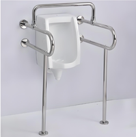 Barre d'appui durable et moderne en acier inoxydable 304 finition satinée pour douche, toilettes et porte de salle de bain