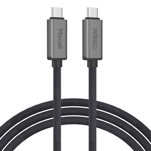 Câble <span class=keywords><strong>de</strong></span> données Miccell Wholesale PD 240W 5A pour téléphones, prise en charge <span class=keywords><strong>de</strong></span> la <span class=keywords><strong>sortie</strong></span> vidéo 8K 60Hz et 4K 60Hz, charge rapide pour smartphones et ordinateurs portables - Product Image 1