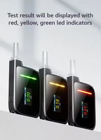 Capteur électro chimique de haute précision testeur d'haleine LCD détection rapide détecteur d'alcool avec batterie Usa