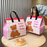 Bolsa Térmica para Almuerzo, Personalizada, de Lujo, Impresa, Laminada Mate, de Tela No Tejida, para Regalos de Boda y Fiestas