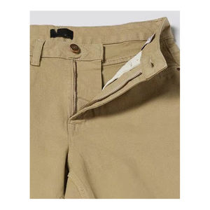 Élégant et élégant Pantalon chino en velours côtelé de coupe droite pour femmes Haut de gamme Tenue quotidienne au bureau avec design plat sur le devant pour l'été - Product Image 2