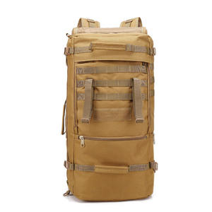 Custom Custom Outdoor Waterproof 60l Hiking Survival Bag <b>Black</b> Hunting Tactical <b>Backpack</b> - Product Image 1