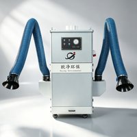 Nouvel extracteur de fumée pour découpeuse laser, filtre à cartouche, absorbeur de fumée industriel, purificateur de poussière avec une efficacité de 99%-99,9%