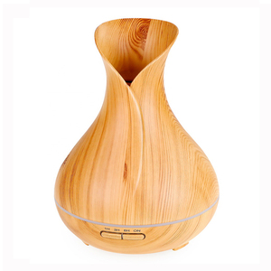 Nhãn Hiệu Riêng Tùy Chỉnh Bán Buôn Độ Ẩm Không Khí BPA Free 400Ml Siêu Âm Bằng Gỗ Dầu Khuếch Tán Hương Liệu - Product Image 2