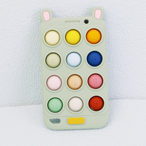 Hot bán phổ biến đồ chơi trẻ em thấp moq BPA cấp thực phẩm miễn phí nhai mọc răng Silicone trẻ sơ sinh teethers cho bé răng - Product Image 3