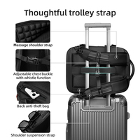 Sac à dos de voyage Oxford avec compartiment latéral pour bouteille, extensible de 5 cm, séparation sec-humide, fermeture personnalisée