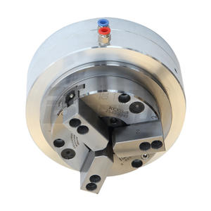 Mandrin pneumatique Beifeng KQ04T-3 15 mm à fixation avant, 3 mors, serrage externe en acier, support interne - Product Image 3