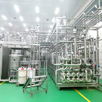 Machine de transformation alimentaire professionnelle 10000l/h, projet clé en main de transformation laitière, traitement du lait de qualité alimentaire professionnelle
