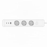 Panneau de bureau en alliage d'aluminium intégré Prise de courant standard européenne avec interrupteur de charge rapide USB 65W