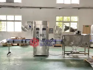 YB-TB200 Automatische Warmte Tunnel Krimpmachine Plastic Handdesinfecterend Middel Vloeibare Zeepfles Krimpkous Etikettering Machine