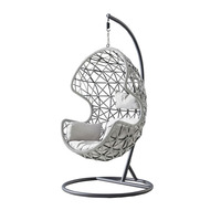 Chaise à bascule suspendue en rotin, panier d'extérieur, corde de xinran, suspension
