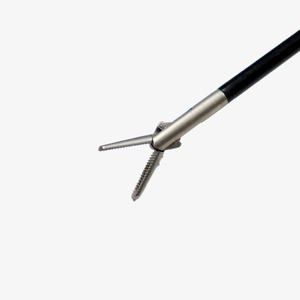 SK cirurgia laparoscópica Tenaculum fórceps 5mm x 330 endoscópico cirúrgico curvo reta tesoura gancho - Product Image 4