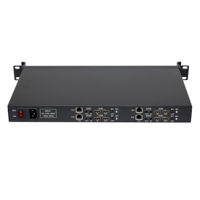WebRTC-Codificador de 4 canales, salida de 16 flujos, H.264, H.265, HDMI, IPTV, 1080, 60FPS, con salida HDMI en bucle, tarjeta TF, grabación USB, 2 uds.