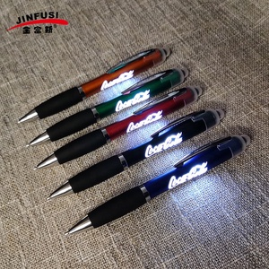 Ручка-стилус JINFUSI со светодиодной подсветкой и сенсорным экраном, с возможностью нанесения логотипа, рекламная шариковая ручка с логотипом - Product Image 4