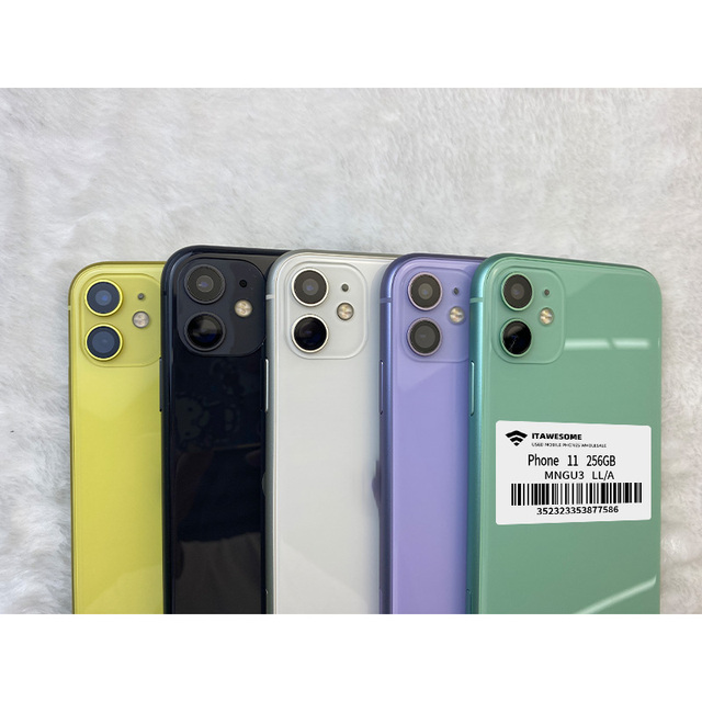 Wholesale Used Mobile Phones for Phone 11 Global Unlocked Low Price A+ 256GB Cheapest Smartphone 4G Cellular 6G RAM