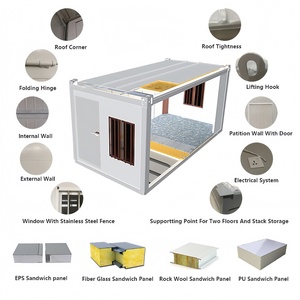 Contenedor desmontable prefabricado personalizado RTSD, casa prefabricada de bajo costo, edificio de apartamentos modulares, planes de casa para la venta - Product Image 5