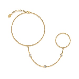 Bracciali da donna Moissanite di lusso con catena gemma bracciale con pietre preziose 925 anello in <span class=keywords><strong>argento</strong></span> e bracciale a maglie - Product Image 3