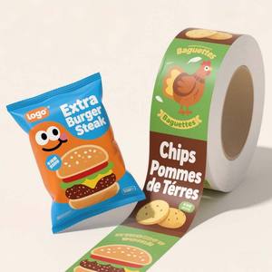 Custom Printed Matte <b>Zip</b> <b>Lock</b> Food Grade Plastic <b>Bags</b> for Snacks Soft Frozen Food Nuts & Candies with Logo Design - Product Image 3