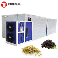 Déshydrateur alimentaire professionnel en acier inoxydable de 1000 kg avec pompe à engrenages contrôlée par PLC pour fruits secs (baies de Goji, jujubes, raisins, mûres)