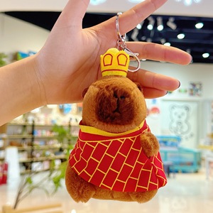 Hot Bán sang trọng Móc Chìa Khóa Keychain bán buôn capibala búp bê dễ thương pufferfish capybara phim hoạt hình đồ chơi sang trọng Keychain - Product Image 3