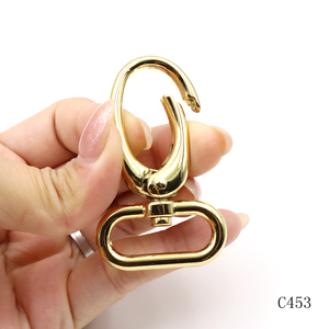 Crochet à œil pivotant, mousqueton à boucle large, fermoir en métal, porte-clés, mousqueton, crochet <span class=keywords><strong>pour</strong></span> <span class=keywords><strong>chien</strong></span>, mousqueton <span class=keywords><strong>pour</strong></span> lanière, accessoires - Product Image 6