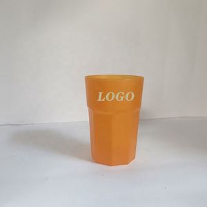 Vasos de Plástico Reutilizables Ecológicos con Acabado Esmerilado, Impresión de Logotipo Personalizado, Libres de BPA, para Bodas, Fiestas y Eventos - Product Image 1