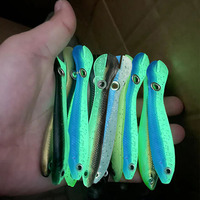7cm/10cm pêche basse loche leurres naufrage lent bionique natation leurre pêche trucs Simulation doux appât lumineux