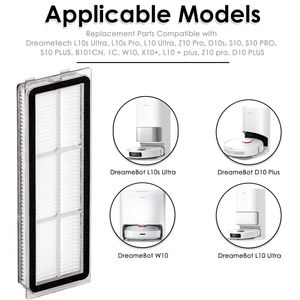 Filtro HEPA Compatible con <span class=keywords><strong>Dreame</strong></span> S10 PLUSB101CN/1C/W10/X10 +/L10 + <span class=keywords><strong>PLUS</strong></span>/<span class=keywords><strong>Z10</strong></span> pro/D10PLUS Filtros de repuesto - Product Image 4