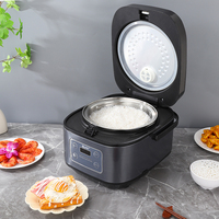 Olla Arrocera Automática de 4L/5L de Diseño Nuevo al por Mayor, Olla Inteligente de Acero Inoxidable con Control Digital de Temporizador, Multiusos y Ecológica