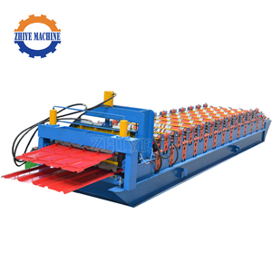 더블 레이어 골판지 및 사다리꼴 시트 롤 성형 기계 더블 데커 지붕 타일 만드는 기계 - Product Image 6