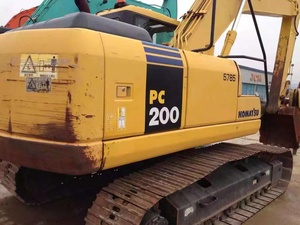 รถขุดคุณภาพสูง Komatsu PC200 ชั่วโมงการทำงานต่ำ รถขุดมือสอง 20 ตัน รถขุดตีนตะขาบ พร้อมหัวเจาะ ได้รับการรับรองมาตรฐาน CE - Product Image 2