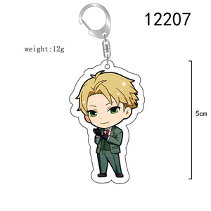 Porte-clés en acrylique 6CM <span class=keywords><strong>SPY</strong></span> <span class=keywords><strong>FAMILY</strong></span> Anime, figurines de personnages de cosplay, accessoires décoratifs, articles de collection, cadeaux, vente en gros - Product Image 4