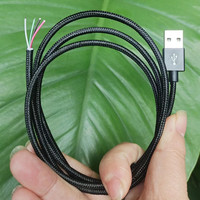 Kustom Usb A untuk Membuka Ujung Telanjang 2 4 5 Core Kabel Pigtail